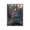 Chicago River Bridges Framed Canvas