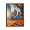 Chicago Autumn Glow Framed Canvas
