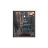 Chicago River Bridges Framed Canvas