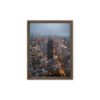 Chicago City Lights Framed Canvas