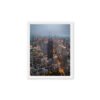 Chicago City Lights Framed Canvas