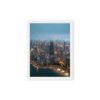 Chicago Lakefront Twilight Framed Canvas