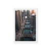 Chicago River Bridges Framed Canvas