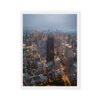 Chicago City Lights Framed Canvas