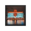 Chicago Merchandise Mart Bears Night Enhanced Matte Paper Framed Poster