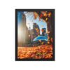 Chicago Autumn Glow Enhanced Matte Paper Framed Poster