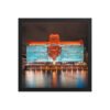 Chicago Merchandise Mart Bears Night Enhanced Matte Paper Framed Poster