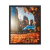 Chicago Autumn Glow Enhanced Matte Paper Framed Poster