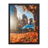 Chicago Autumn Glow Enhanced Matte Paper Framed Poster