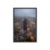 Chicago City Lights Enhanced Matte Paper Framed Poster