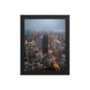 Chicago City Lights Enhanced Matte Paper Framed Poster