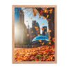 Chicago Autumn Glow Enhanced Matte Paper Framed Poster