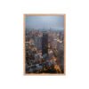 Chicago City Lights Enhanced Matte Paper Framed Poster