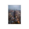 Chicago City Lights Enhanced Matte Paper Framed Poster