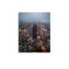 Chicago City Lights Enhanced Matt Paper Poster