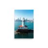 Chicago Harbor Lighthouse Enhanced Matt Paper Poster