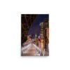 Chicago Riverwalk Nights Enhanced Matt Paper Poster