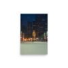 Chicago Winter Christmas Tree Night Enhanced Matt Paper Poster