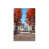 Chicago Autumn Cloud Gate Day Enhanced Matt Paper Poster