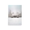 Chicago Snowy Cloud Gate Winter Enhanced Matt Paper Poster