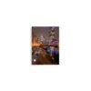 Chicago River Night City Lights Enhanced Matt Paper Poster