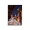 Chicago Riverwalk Nights Enhanced Matt Paper Poster